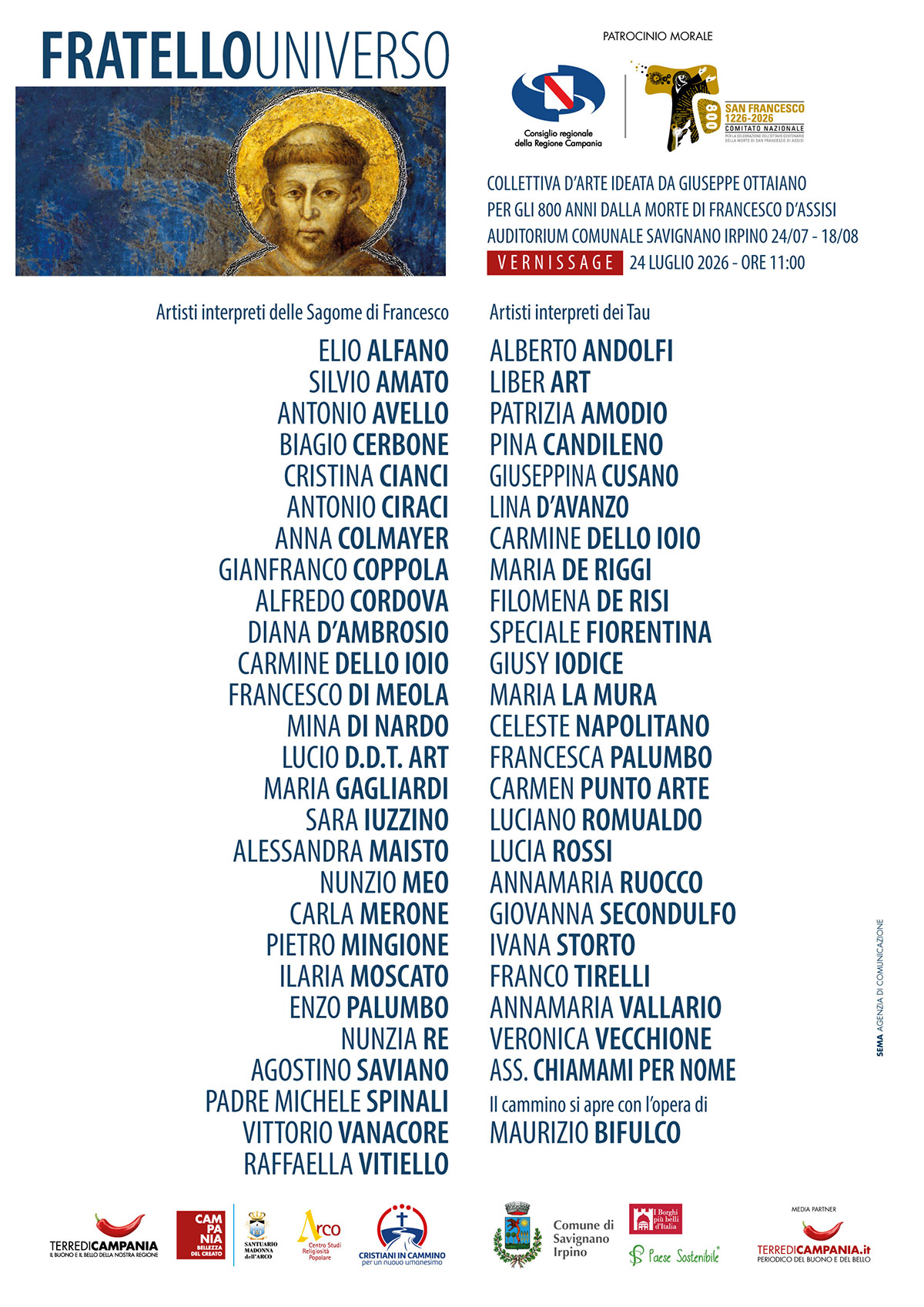 Locandina-Fratello-Universo-Savignano-Irpino-Artisti